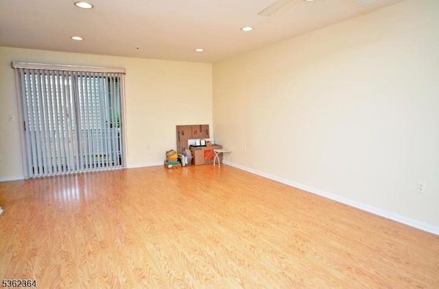 197 Potomac Dr, Bernards Twp, NJ 07920 - spare room with wood finished floors and recessed lighting