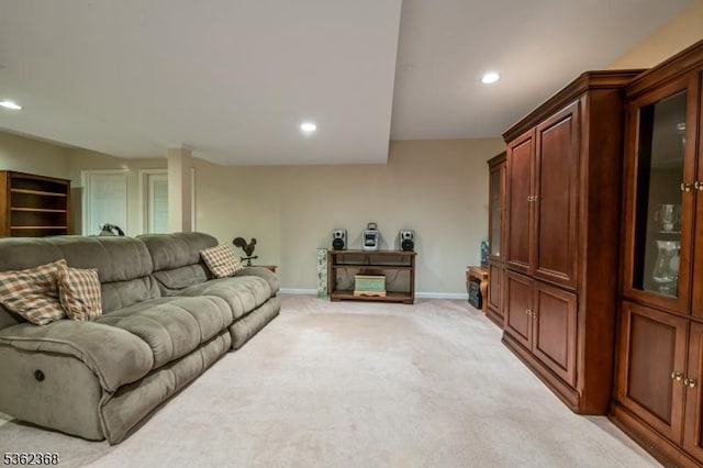 16 Olde York Rd, Randolph Twp, NJ 07869 - living area with light carpet and recessed lighting