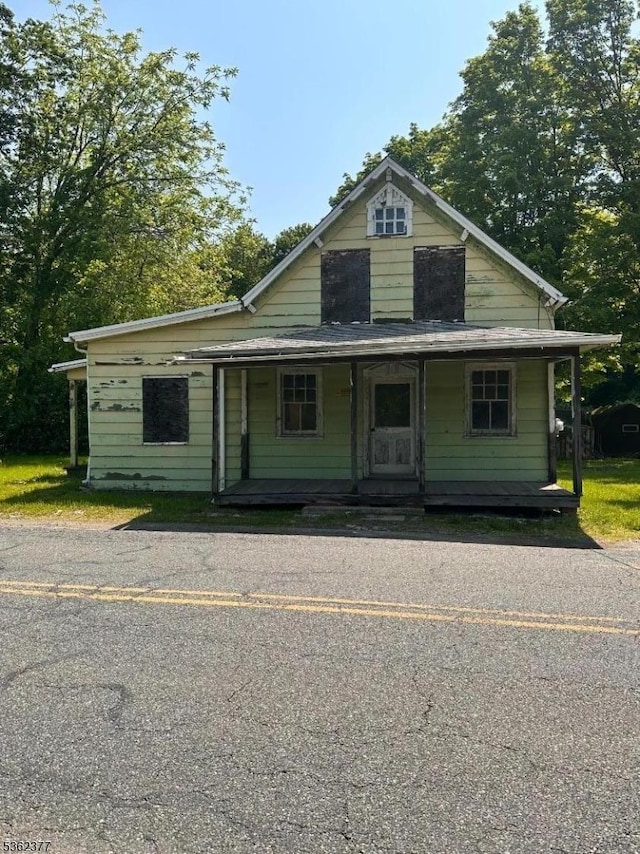 228 Berkshire Valley Rd, Roxbury Twp, NJ 07885 - bungalow-style house with covered porch