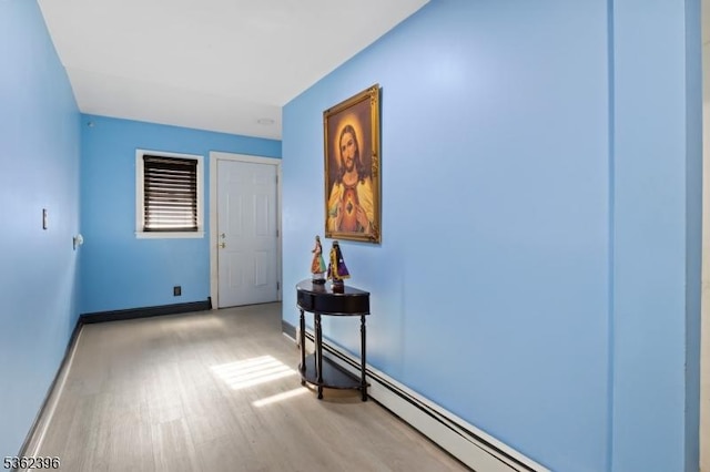 23 Foundry St, Newark City, NJ 07105 - hallway with light wood finished floors and baseboards