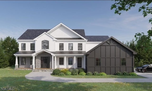 322 Andover Sparta Rd, Andover Twp, NJ 07821 - view of front of property featuring board and batten siding and a front yard