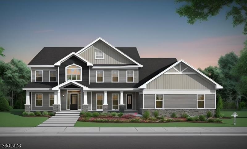 322 Andover Sparta Rd, Andover Twp, NJ 07821 - craftsman-style house with board and batten siding, stone siding, and a yard