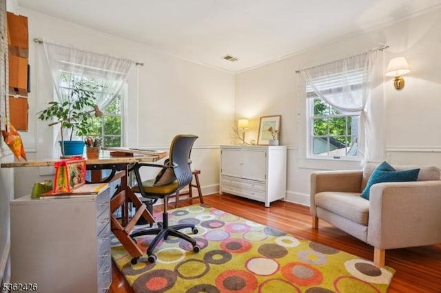 534 Summit Ave, Maplewood Twp, NJ 07040 - office space with wood finished floors and baseboards