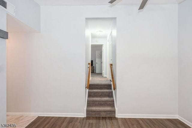 1 N Slope Unit 1, Union Twp, NJ 08809 - hallway with wood finished floors and baseboards