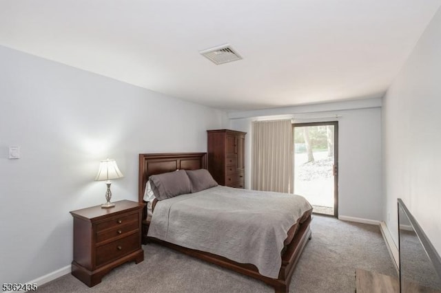 1 N Slope Unit 1, Union Twp, NJ 08809 - bedroom featuring access to outside, carpet, and baseboards
