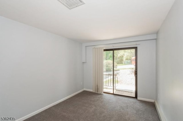 1 N Slope Unit 1, Union Twp, NJ 08809 - spare room featuring dark carpet and baseboards
