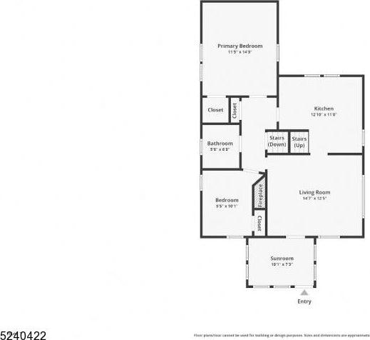 315 Green St, Boonton Town, NJ 07005 - view of floor plan / room layout