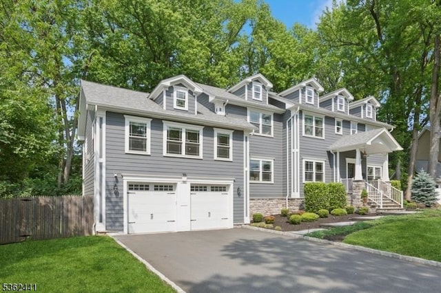 2335 Longfellow Ave, Scotch Plains Twp, NJ 07076 - view of front of home with driveway and an attached garage