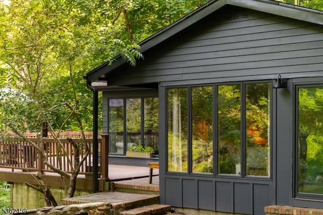 122 Buffalo Hollow Rd, Lebanon Twp, NJ 08826 - view of outbuilding with a sunroom