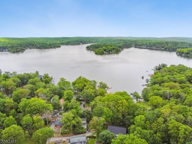 26 Bay View Rd, Hopatcong Boro, NJ 07843 - aerial view of a large body of water and a forest