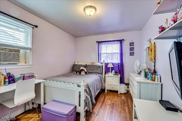 2145 Keller Crk, Union Twp, NJ 07083 - bedroom with wood finished floors and cooling unit