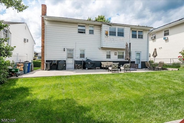 2145 Keller Crk, Union Twp, NJ 07083 - rear view of property featuring a patio area and cooling unit