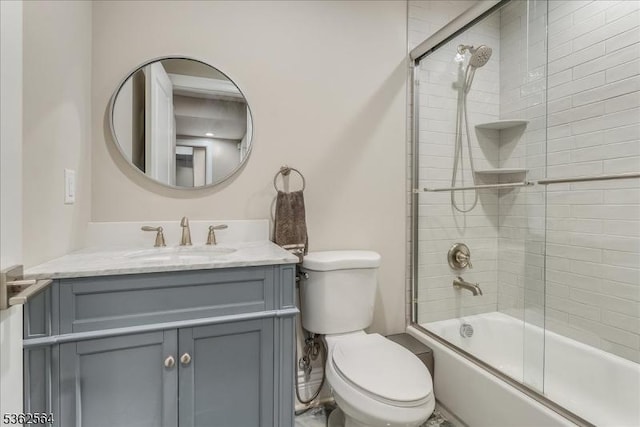 302 Tiffany Way Unit 302, Watchung Boro, NJ 07069 - bathroom featuring bath / shower combo with glass door and vanity
