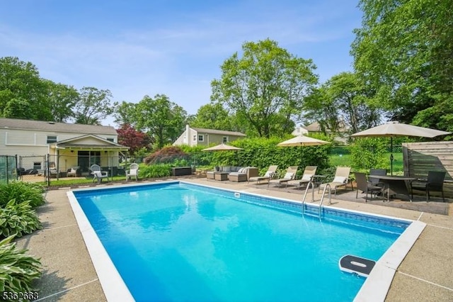 22 Corwin St, Randolph Twp, NJ 07869 - view of pool with a patio