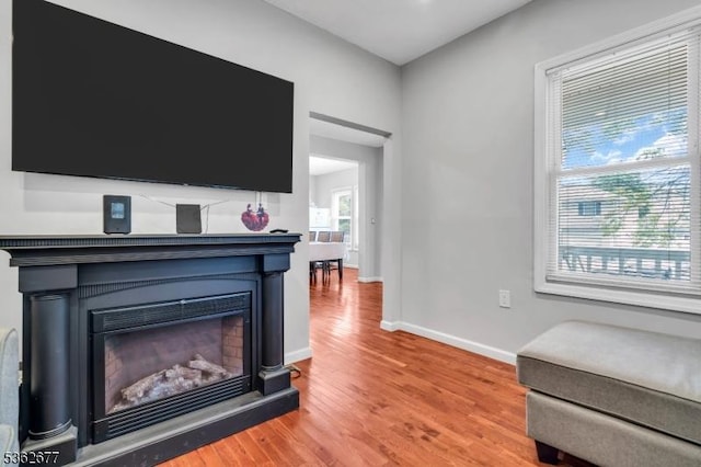 146 Williamson Ave, Hillside Twp, NJ 07205 - living room with light wood finished floors and baseboards