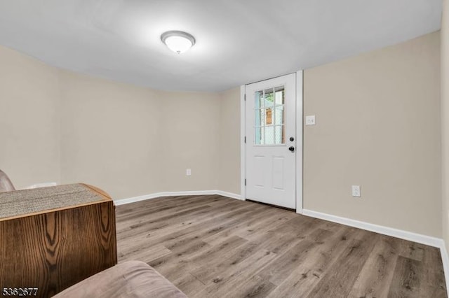 146 Williamson Ave, Hillside Twp, NJ 07205 - entryway with wood finished floors and baseboards