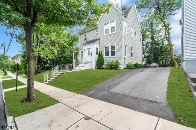 146 Williamson Ave, Hillside Twp, NJ 07205 - view of front of house featuring a front yard