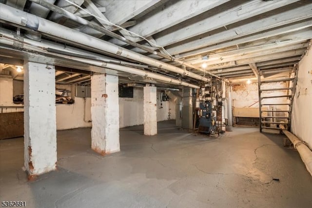 141 Berckman St, Plainfield City, NJ 07062 - unfinished below grade area with heating unit
