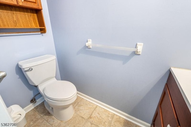 6 Pelican Pt, Hampton Twp, NJ 07860 - bathroom featuring toilet, vanity, and baseboards