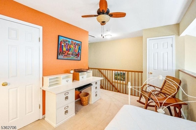 6 Pelican Pt, Hampton Twp, NJ 07860 - carpeted bedroom featuring ceiling fan