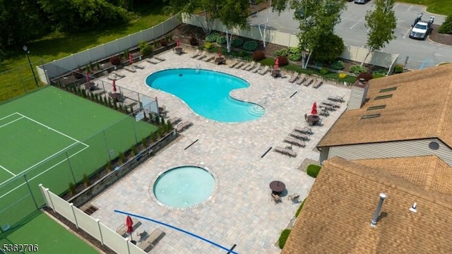 6 Pelican Pt, Hampton Twp, NJ 07860 - community pool featuring a patio area