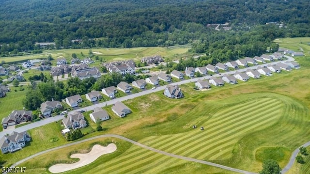49 Coventry Rd, Hardyston Twp, NJ 07419 - aerial view of property and surrounding area with a forest, nearby suburban area, and a golf course
