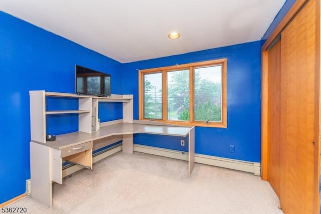 17 Barnida Dr, East Hanover Twp, NJ 07936 - unfurnished bedroom featuring light carpet and an office area
