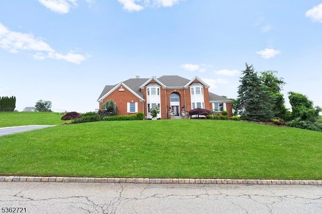 2 Skyview Dr, Sparta Twp, NJ 07871 - view of front of house featuring a front yard