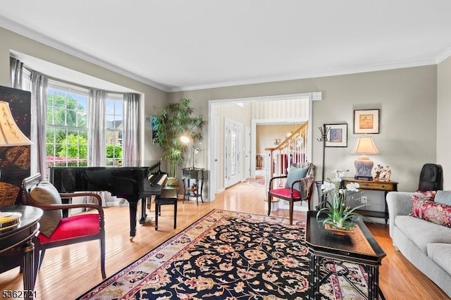 2 Skyview Dr, Sparta Twp, NJ 07871 - living area with ornamental molding and wood finished floors