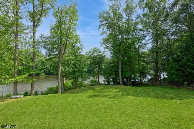27 Mare Haven Ct, North Brunswick Twp, NJ 08902 - view of green lawn featuring a water view