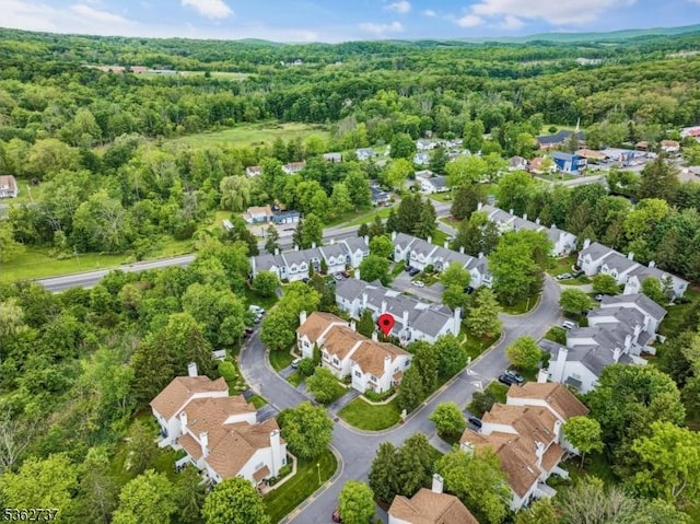 17 Willow Cir, Hamburg Boro, NJ 07419 - aerial view of residential area with a forest