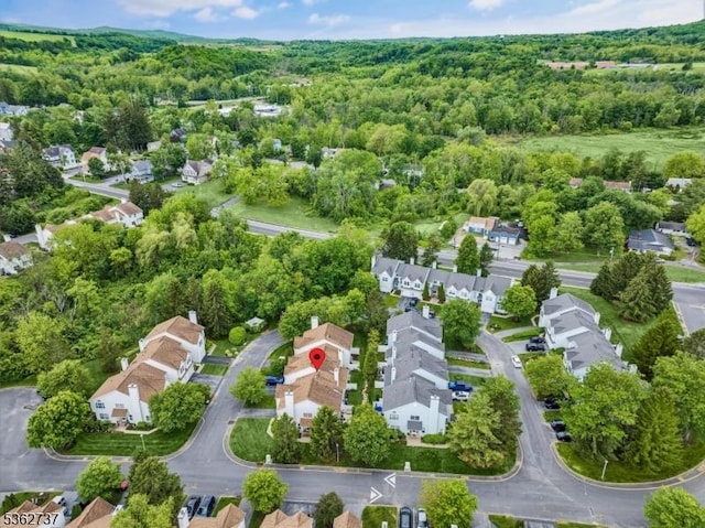 17 Willow Cir, Hamburg Boro, NJ 07419 - aerial view of residential area featuring a forest