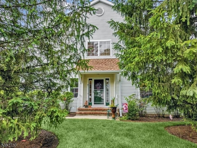 17 Willow Cir, Hamburg Boro, NJ 07419 - property entrance with a yard