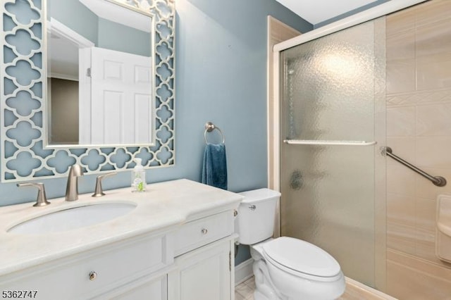 3607 Park Pl, Springfield Twp, NJ 07081 - bathroom featuring a shower stall and vanity