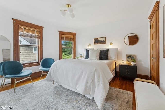 30 Hillcrest Ter, Verona Twp, NJ 07044 - bedroom with wood finished floors and baseboards