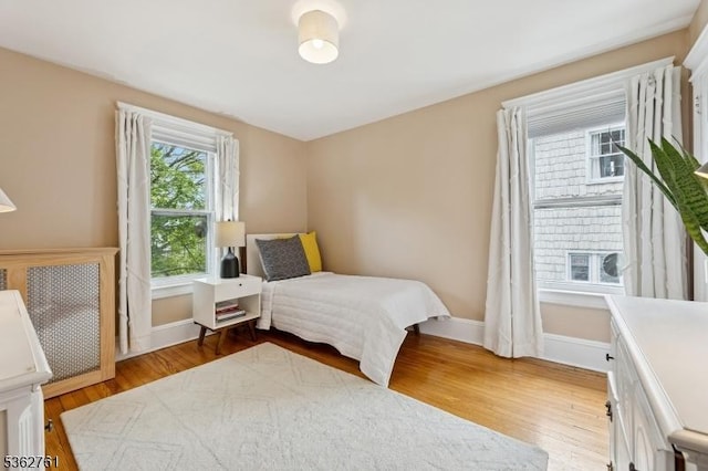 30 Hillcrest Ter, Verona Twp, NJ 07044 - bedroom with wood finished floors and radiator