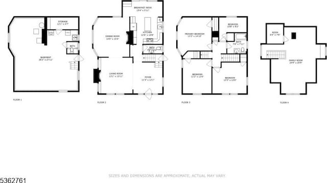 30 Hillcrest Ter, Verona Twp, NJ 07044 - view of floor plan / room layout