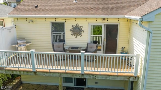 41 College Rd, Netcong Boro, NJ 07857 - view of wooden terrace