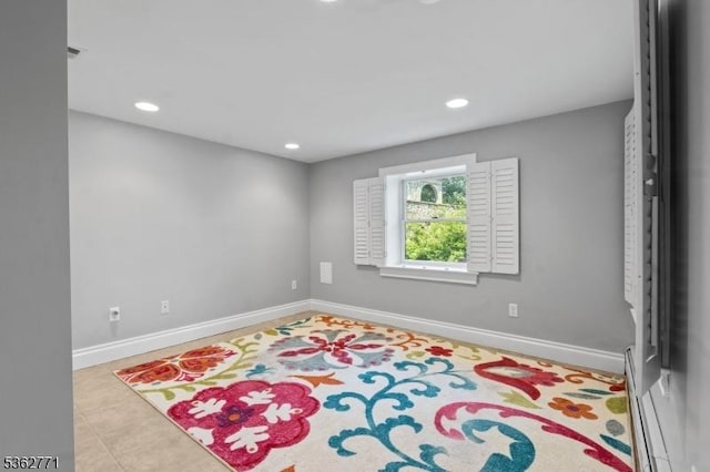 41 College Rd, Netcong Boro, NJ 07857 - empty room with baseboards and recessed lighting