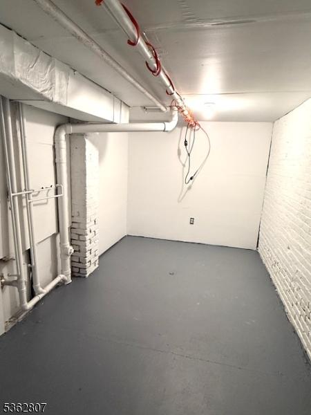 46A James St Unit B, Newark City, NJ 07102 - finished basement with brick wall