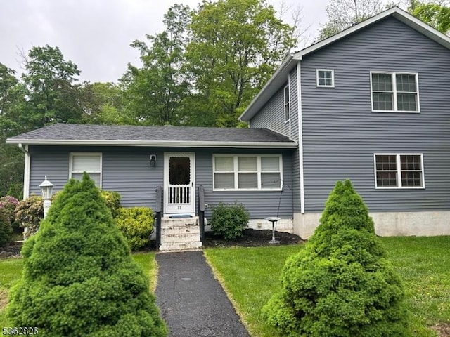 13 Oklahoma Trl, Hopatcong Boro, NJ 07843 - view of front of home featuring a front yard