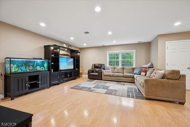13 Oklahoma Trl, Hopatcong Boro, NJ 07843 - living room with light wood-style floors and recessed lighting