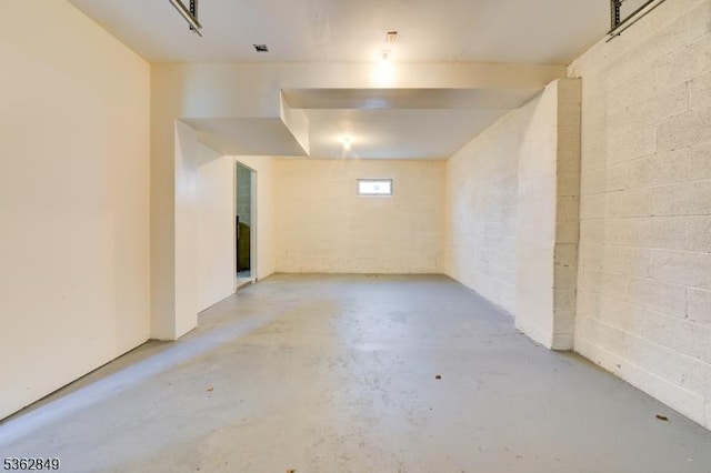 145 S Arlington Ave Unit C, East Orange City, NJ 07018 - below grade area with concrete block wall