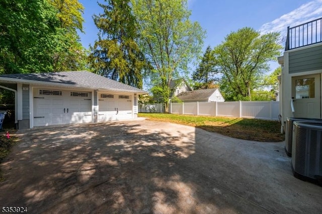 519 Lenox Ave, Westfield Town, NJ 07090 - detached garage with central AC