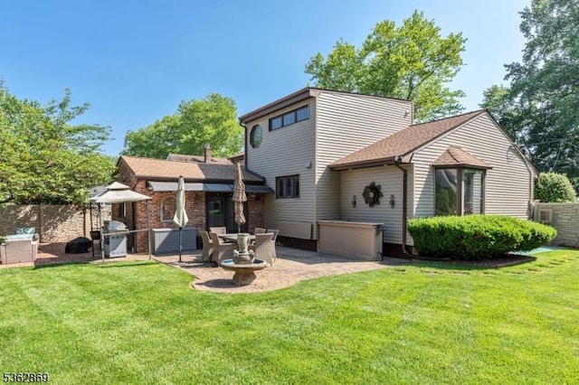 219 Elm Ct, Scotch Plains Twp, NJ 07076 - back of house with a patio area