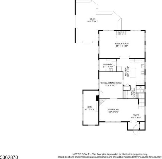 261 Brooklake Rd, Florham Park Boro, NJ 07932 - property floor plan