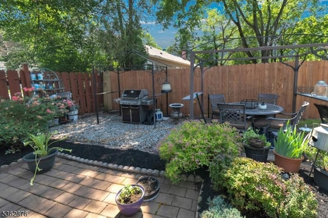 38 Hawthorne Dr, Franklin Twp, NJ 08873 - fenced backyard featuring area for grilling and a patio area