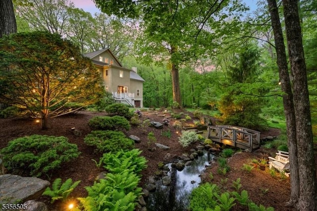 34 Crane Rd, Mountain Lakes Boro, NJ 07046 - view of yard