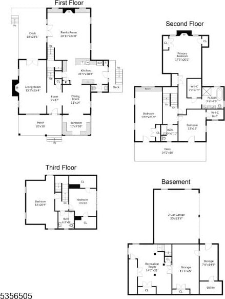 34 Crane Rd, Mountain Lakes Boro, NJ 07046 - floor plan / room layout