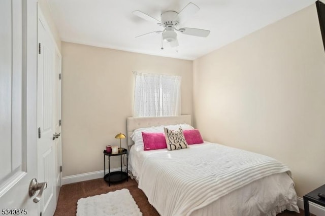 42 Stehr St, Frankford Twp, NJ 07826 - bedroom with baseboards, ceiling fan, and carpet flooring